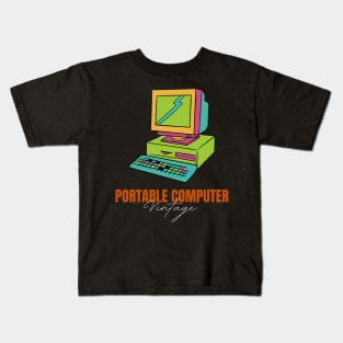 Vintage computer Kids T-Shirt